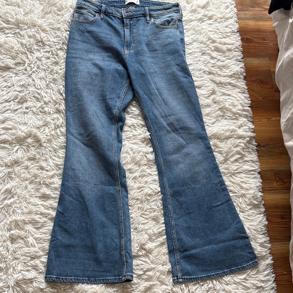 Abercrombie & Fitch Medium Blue Flare Jeans